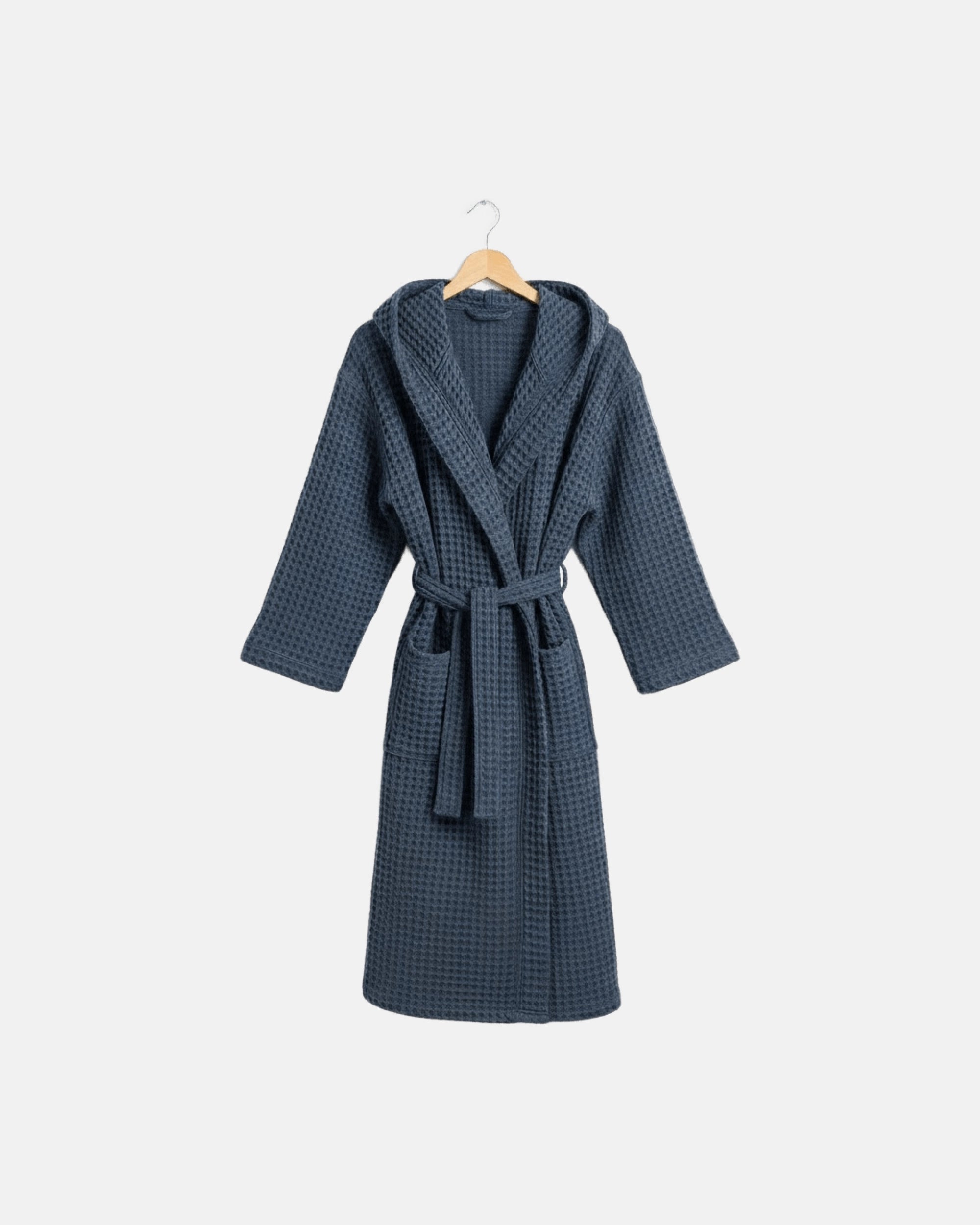 Morgenmantel Waffel Gris République