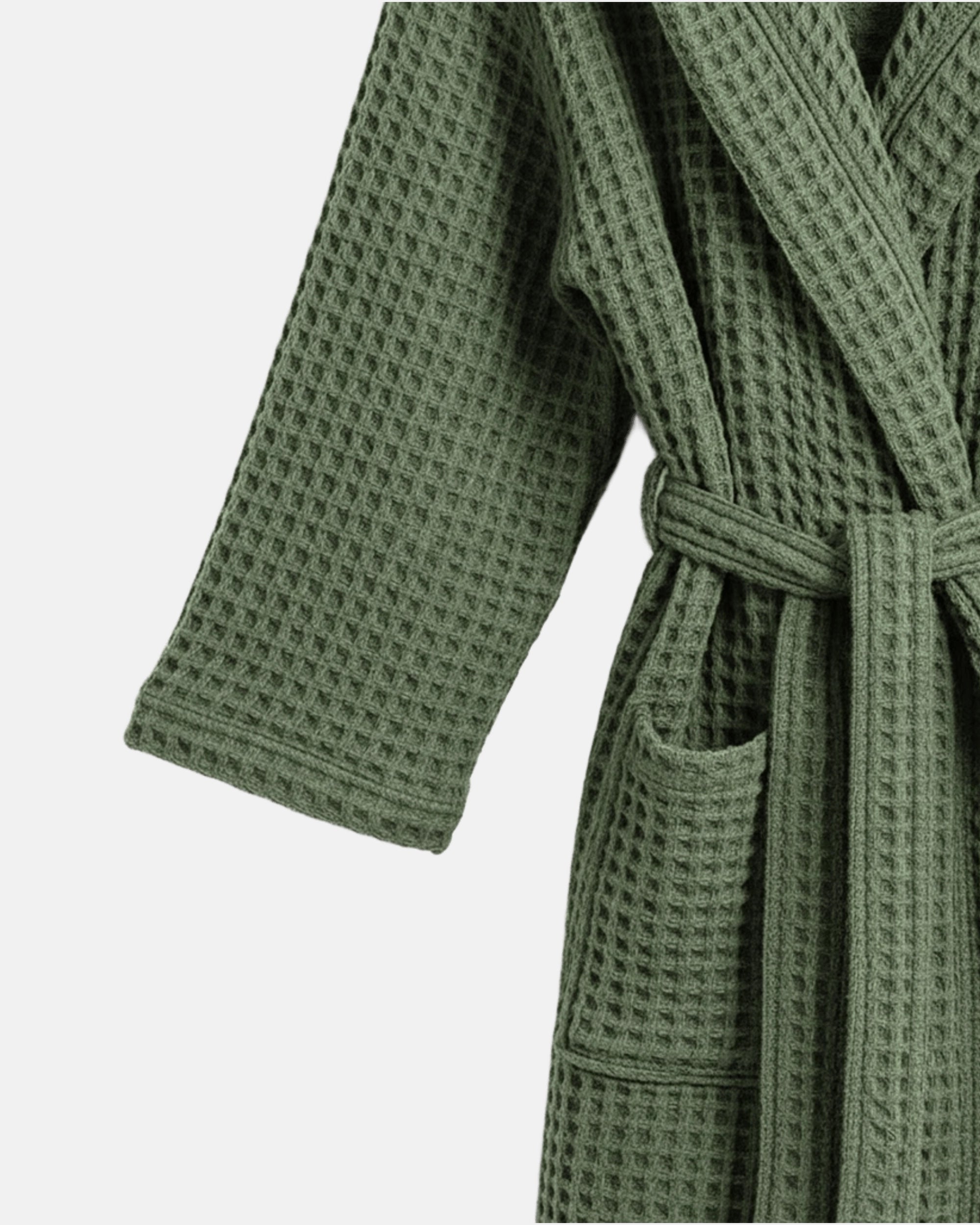 Morgenmantel Waffel Vert Lachaise