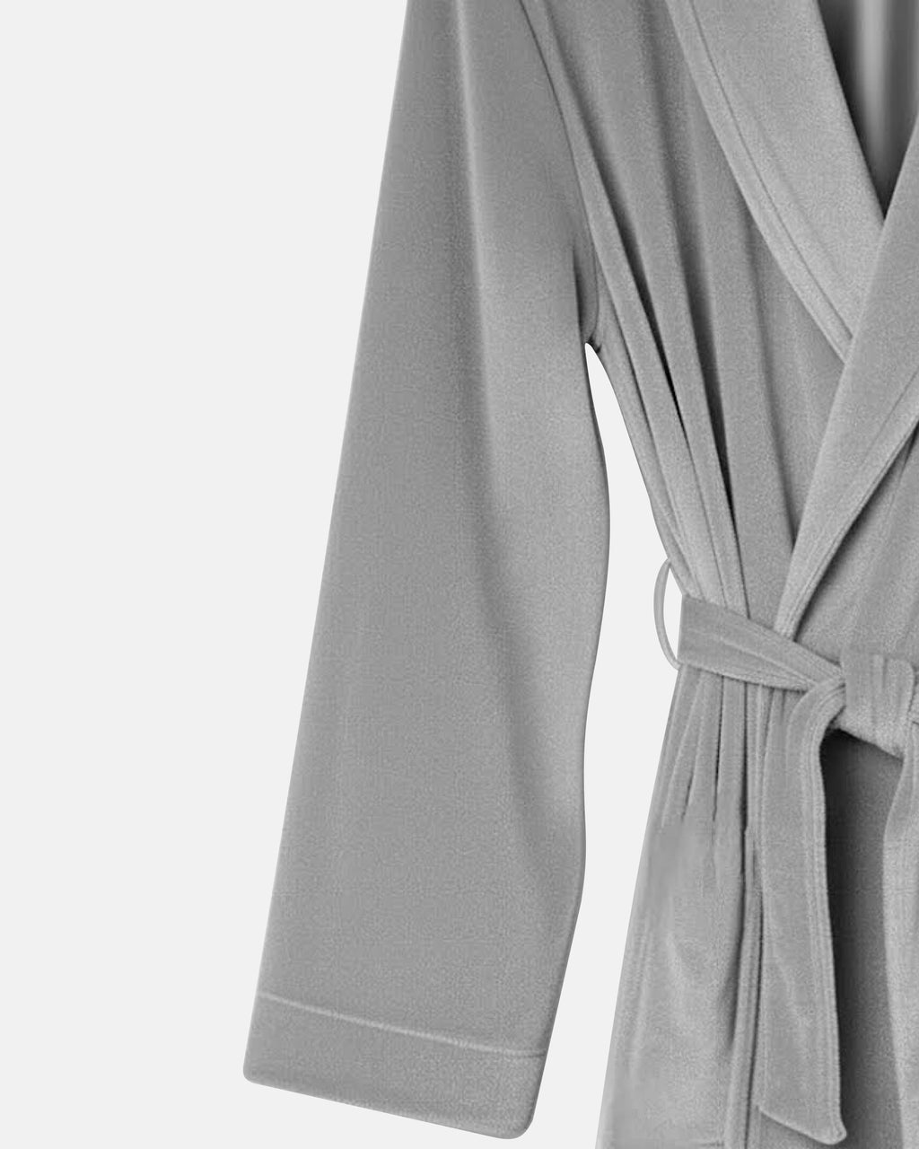 Morgenmantel aus Samt, Gris Orsay