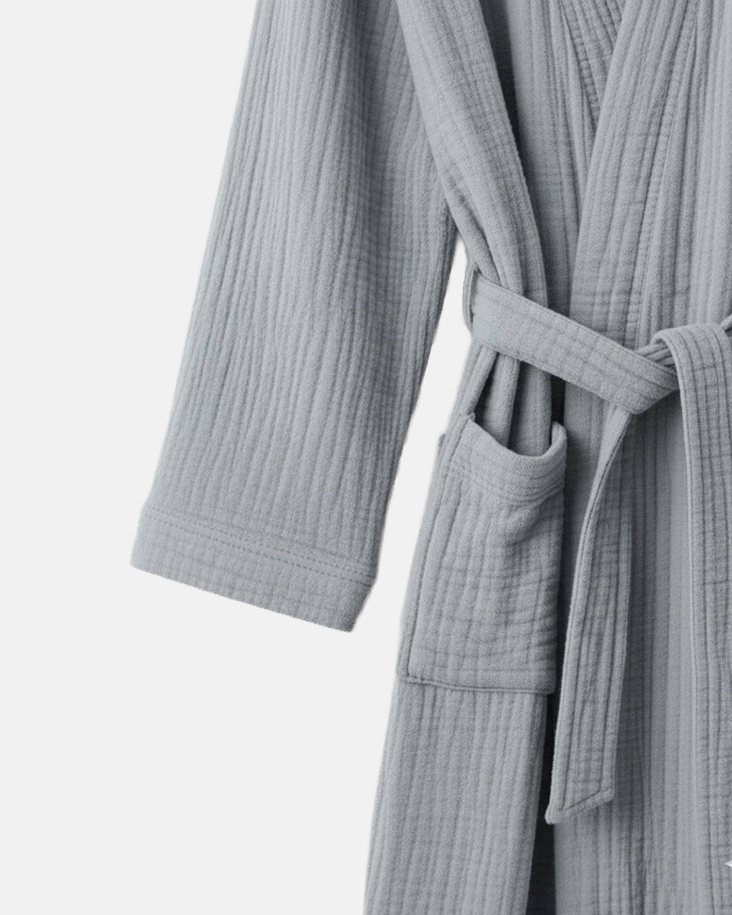 Morgenmantel Musselin Gris Grenelle