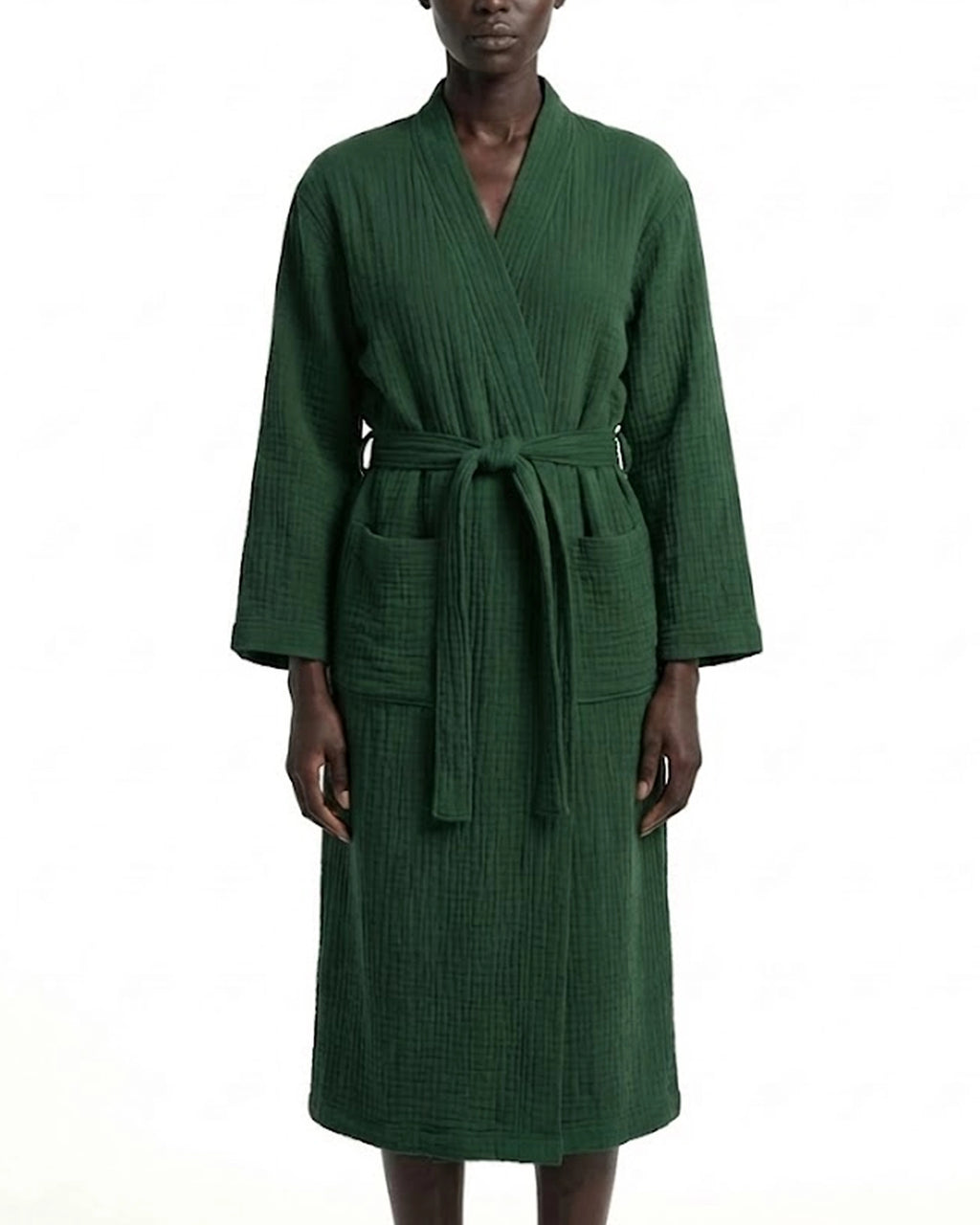 Morgenmantel Musselin Vert Galant