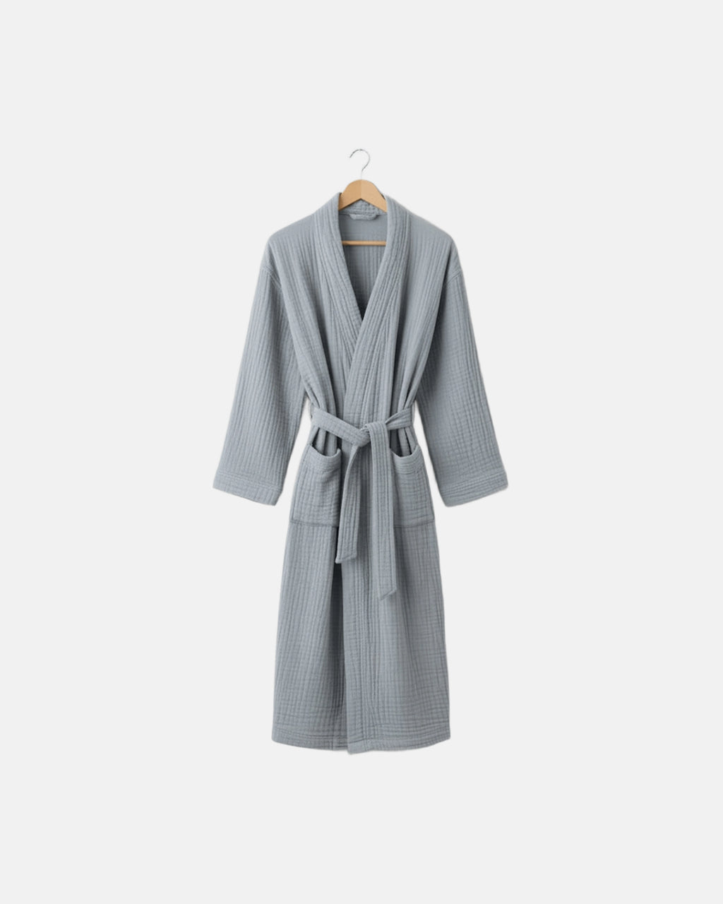 Morgenmantel Musselin Gris Grenelle