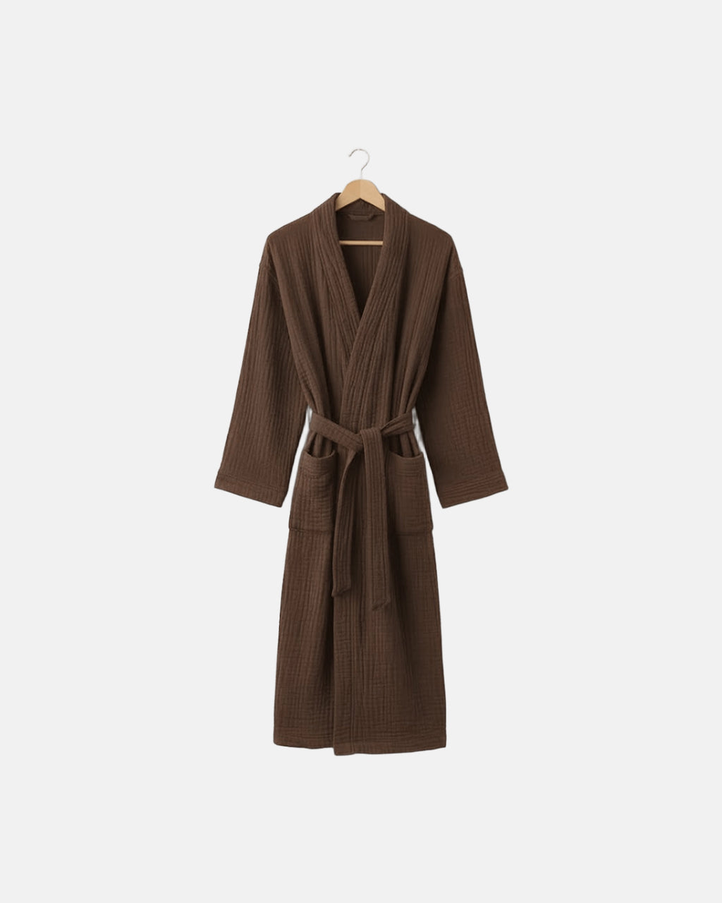 Morgenmantel aus Musselin, Brun Saint-Louis