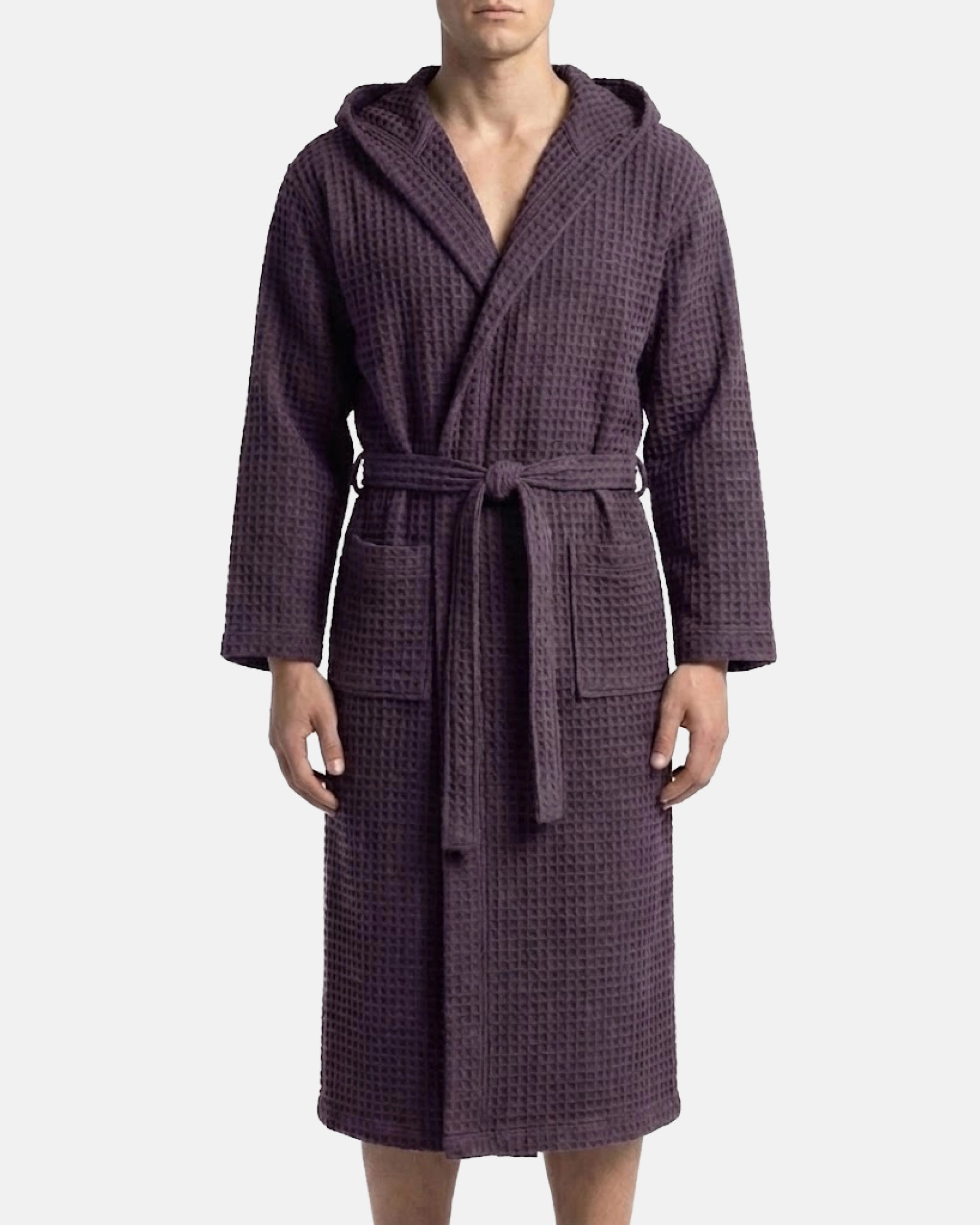 Morgenmantel Waffel Violet Villette