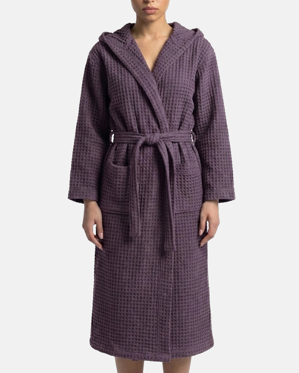 Morgenmantel Waffel Violet Villette